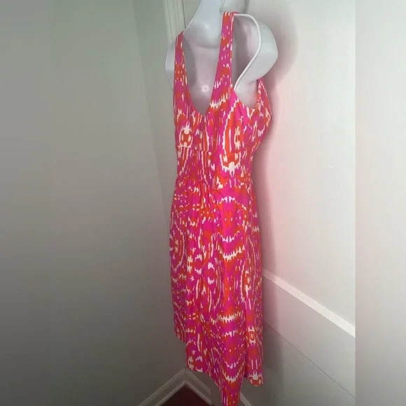 JUDE CONNALLY Vibrant Pink and Orange Women's Dress - Picture 8 of 8